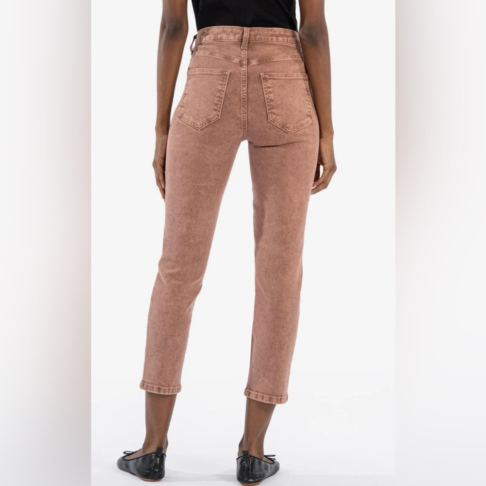 Kut from the Kloth Women's Brown Straight Leg Jeans 💞 - Picture 2 of 16